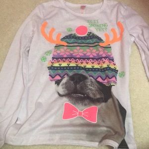 a long sleeve white t shirt